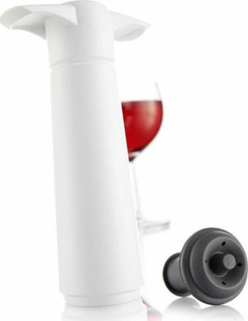 Vacu Vin Αντλία Αφαίρεσης Αέρα Άσπρη και Πώμα 0854260