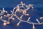 300 Λαμπάκια LED Θερμό Λευκό με Προγράμματα, Σειρά, Διαφανές Καλώδιο Ρεύματος TnS