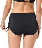 Γυναικείο Μαγιό Slip Ψηλόμεσο BLU4U - Μαύρο - 2136592-02