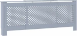 vidaXL Κάλυμμα Καλοριφέρ Γκρι 205cm από MDF 325557