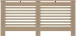 vidaXL Κάλυμμα Καλοριφέρ 172x19x81εκ. από MDF 288190