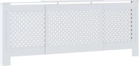 vidaXL Κάλυμμα Καλοριφέρ από MDF Λευκό 325555