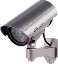 Ομοίωμα ψεύτικη κάμερα ασφαλείας security με LED φωτισμό