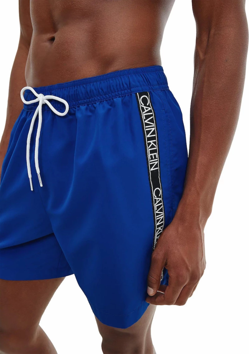 Ανδρικό Μαγιό Calvin Klein - Μπλε - Βερμούδα με Logo
