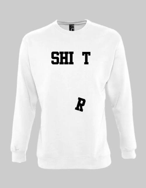 Shirt Sweatshirt - WHITE