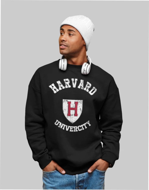 Harvard Sweatshirt (Replica) - BLACK