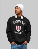 Harvard Sweatshirt (Replica) - BLACK