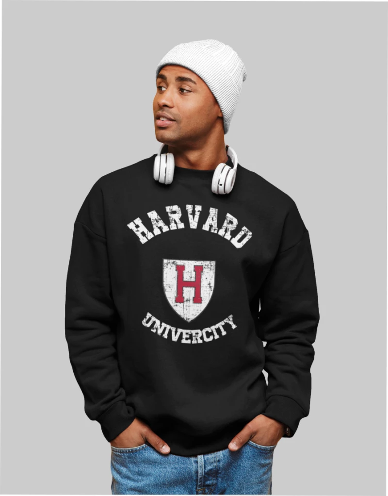 Harvard Sweatshirt (Replica) - BLACK