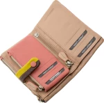 Δερμάτινο Γυναικείο Πορτοφόλι (521-4079-pink)