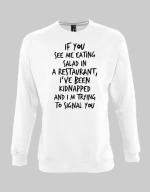 Kidnapped Sweatshirt - ORANGE
