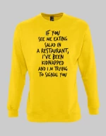 Kidnapped Sweatshirt - ORANGE