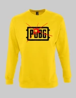 PUBG logo sweatshirt - BURGUNDY