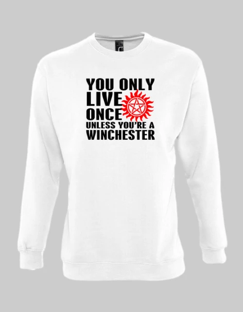 Yolo Winchester Sweatshirt - WHITE