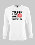 Yolo Winchester Sweatshirt - WHITE