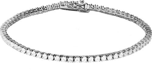 Βραχιόλι από ασήμι 925° Tennis 2mm