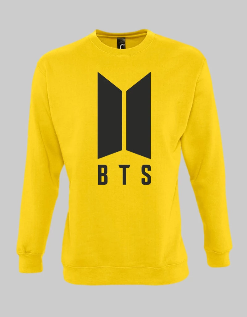 BTS SWEATSHIRT - GREY MELANGE