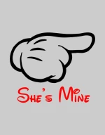 She's mine hoodies - BLACK