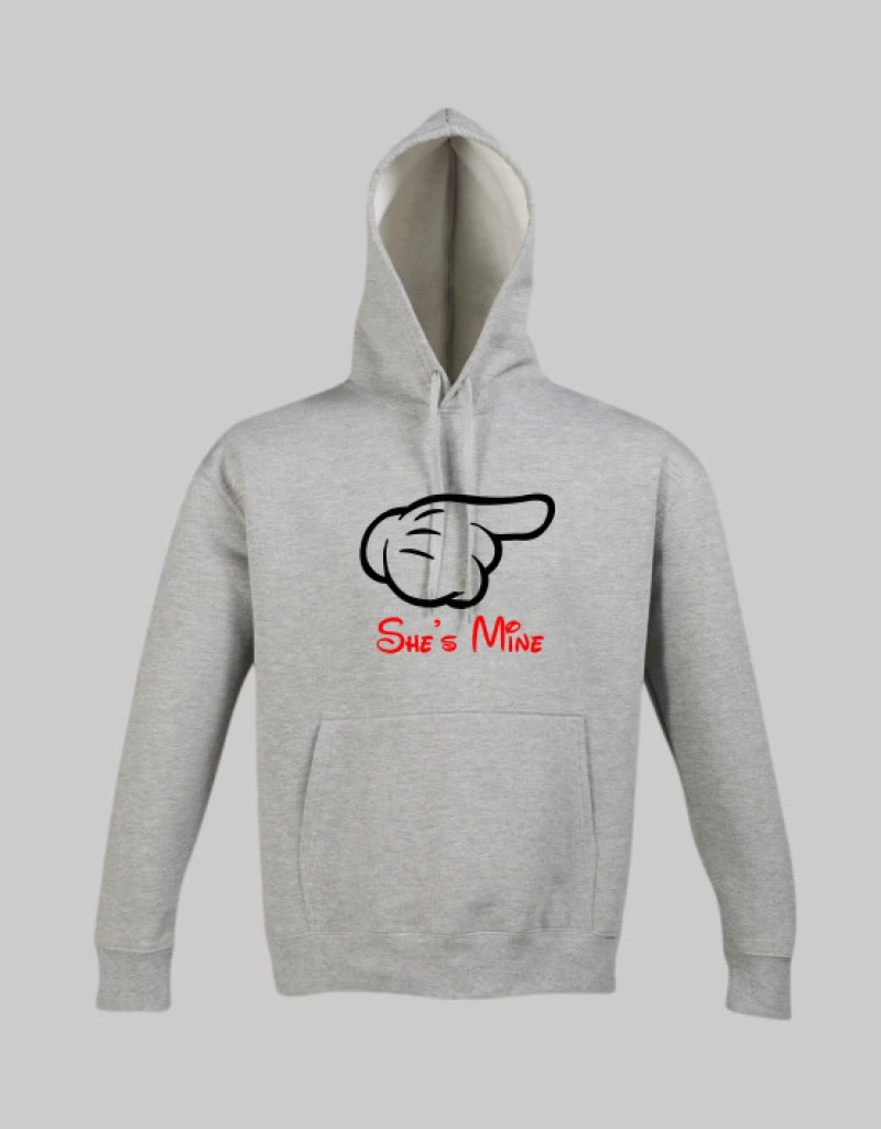 She's mine hoodies - BLACK