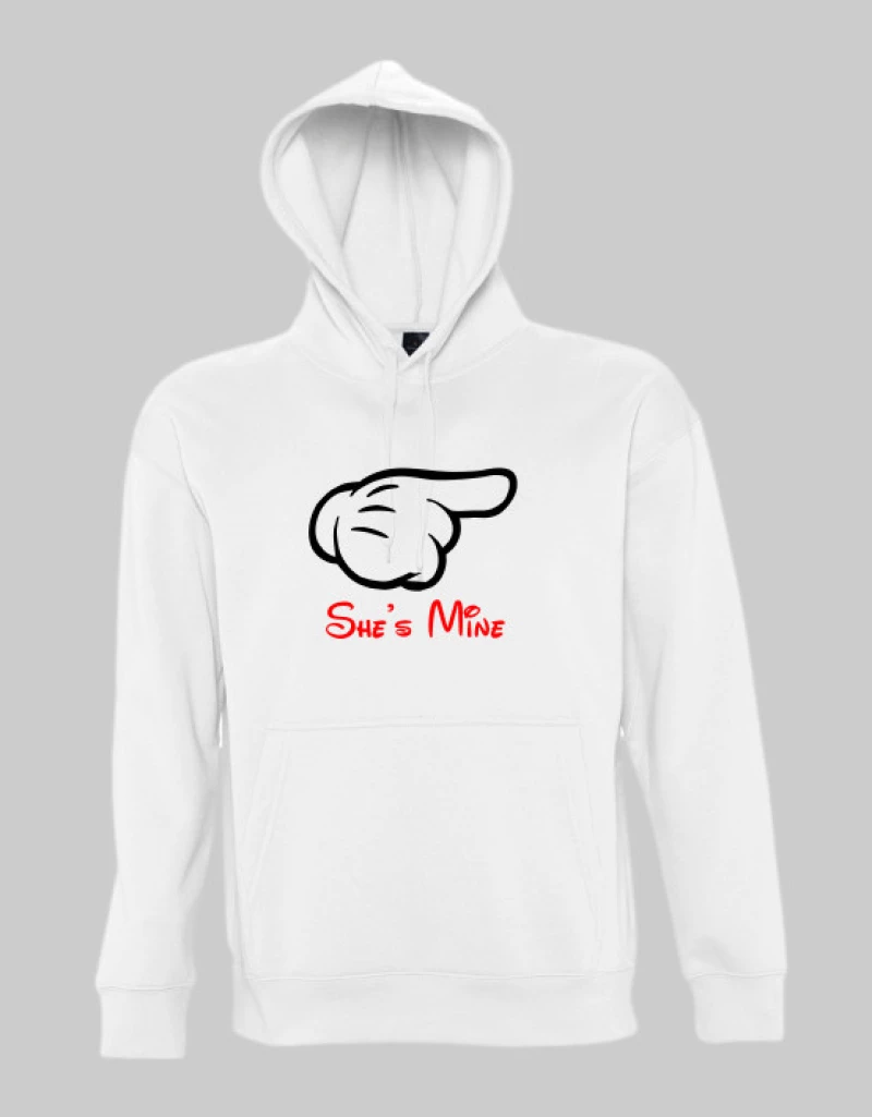 She's mine hoodies - BLACK