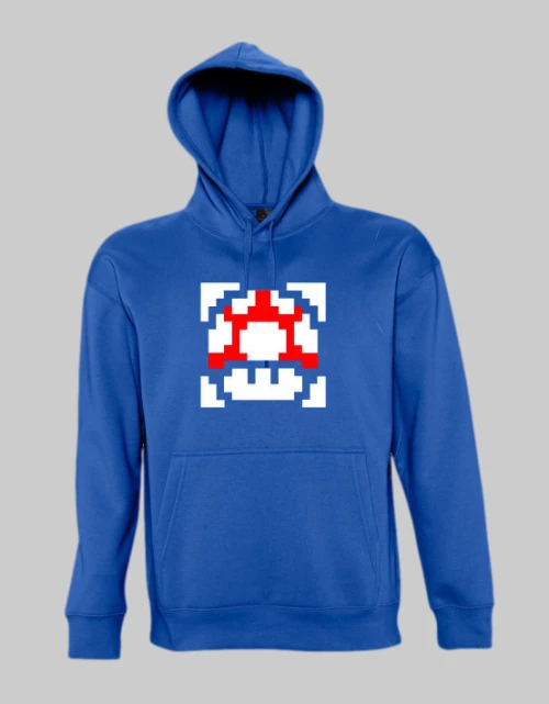 Super Mario Mushroom hoodie - ROYAL BLUE