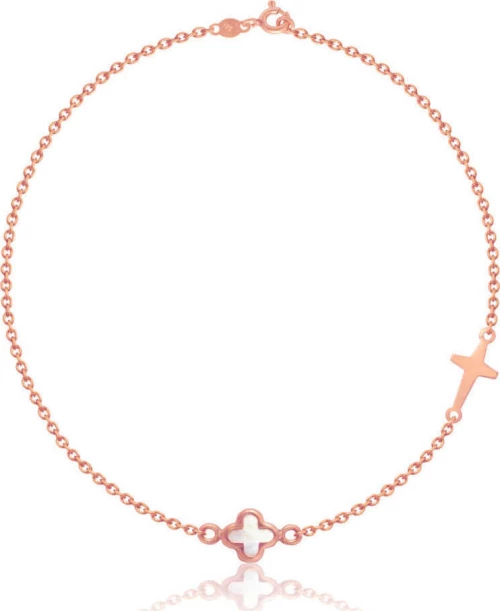 Ασημένιο ροζ επίχρυσο 925