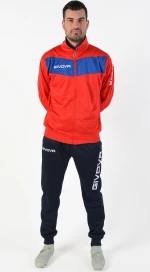Givova Tuta Visa Παιδικό Ποδοσφαιρικό Σετ Tr018-0212 Royal /Red