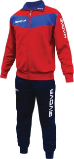 Givova Tuta Visa Παιδικό Ποδοσφαιρικό Σετ Tr018-0212 Royal /Red