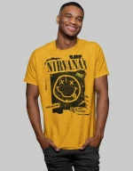 Nirvana t-shirt - GOLD