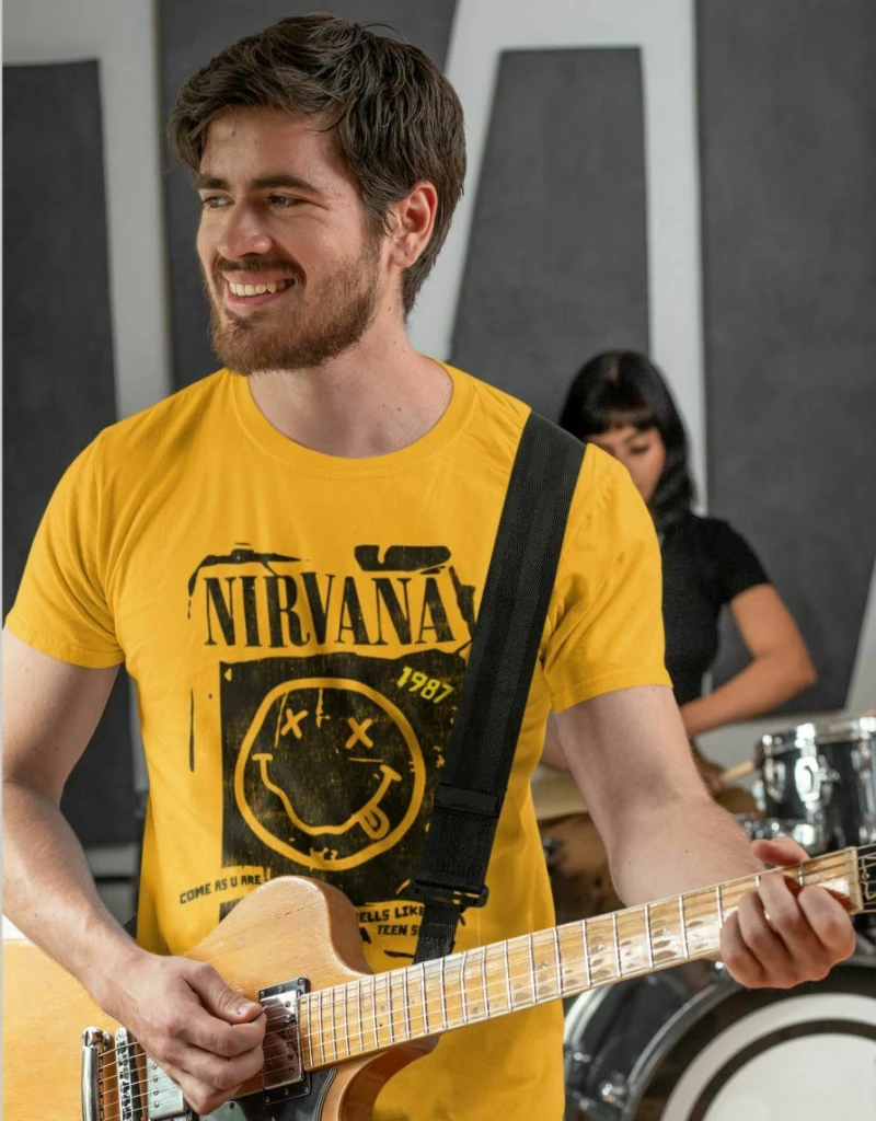 Nirvana t-shirt - GOLD