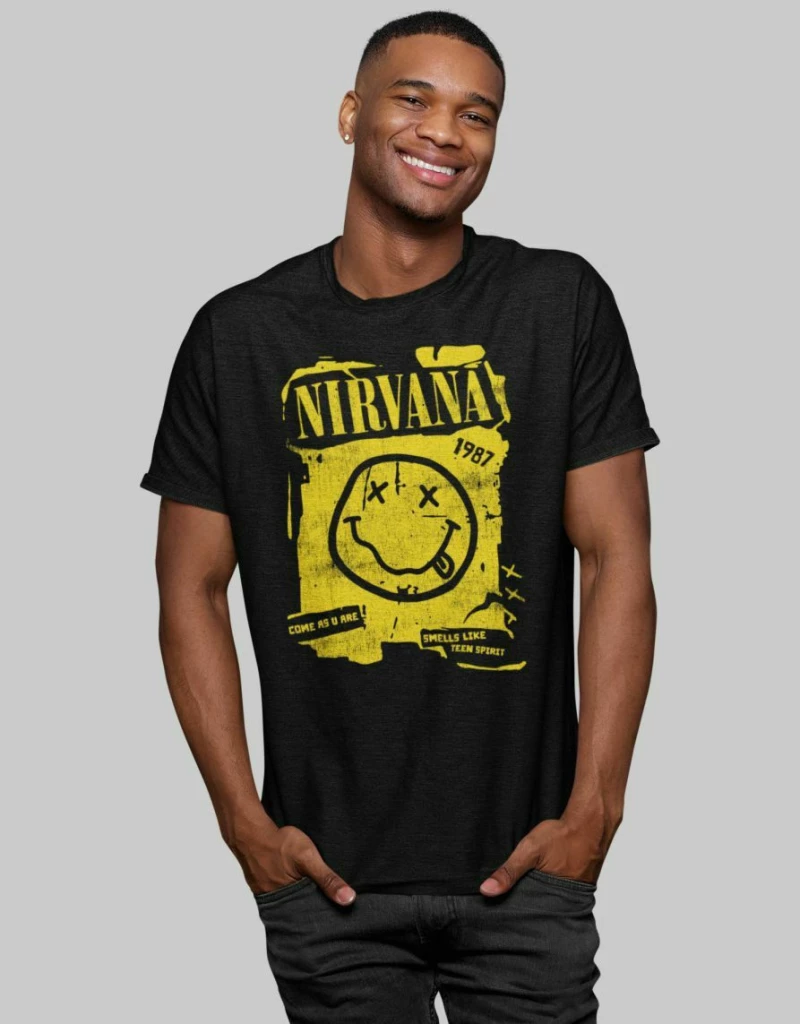 Nirvana t-shirt - GOLD