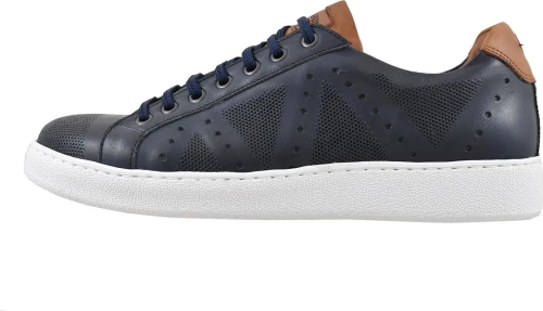 Robinson Ανδρικά Παπούτσια Sneakers 1576 Μπλέ Δέρμα robinson 1576 mple derma