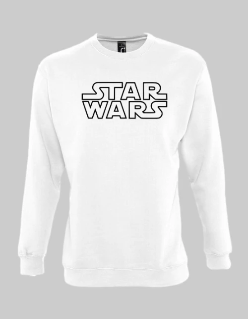 Star Wars logo Sweatshirt - WHITE