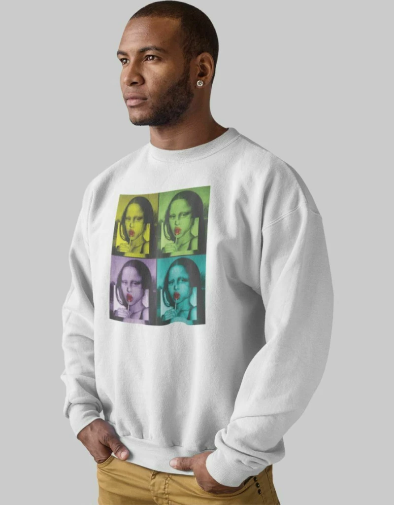 Mona Lisa Φούτερ - WHITE