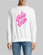 BILLIE EILISH sweatshirt new - WHITE