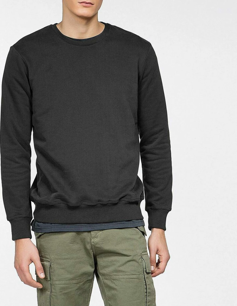 Crew Neck Sweatshirt Charcoal Grey