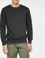 Crew Neck Sweatshirt Charcoal Grey