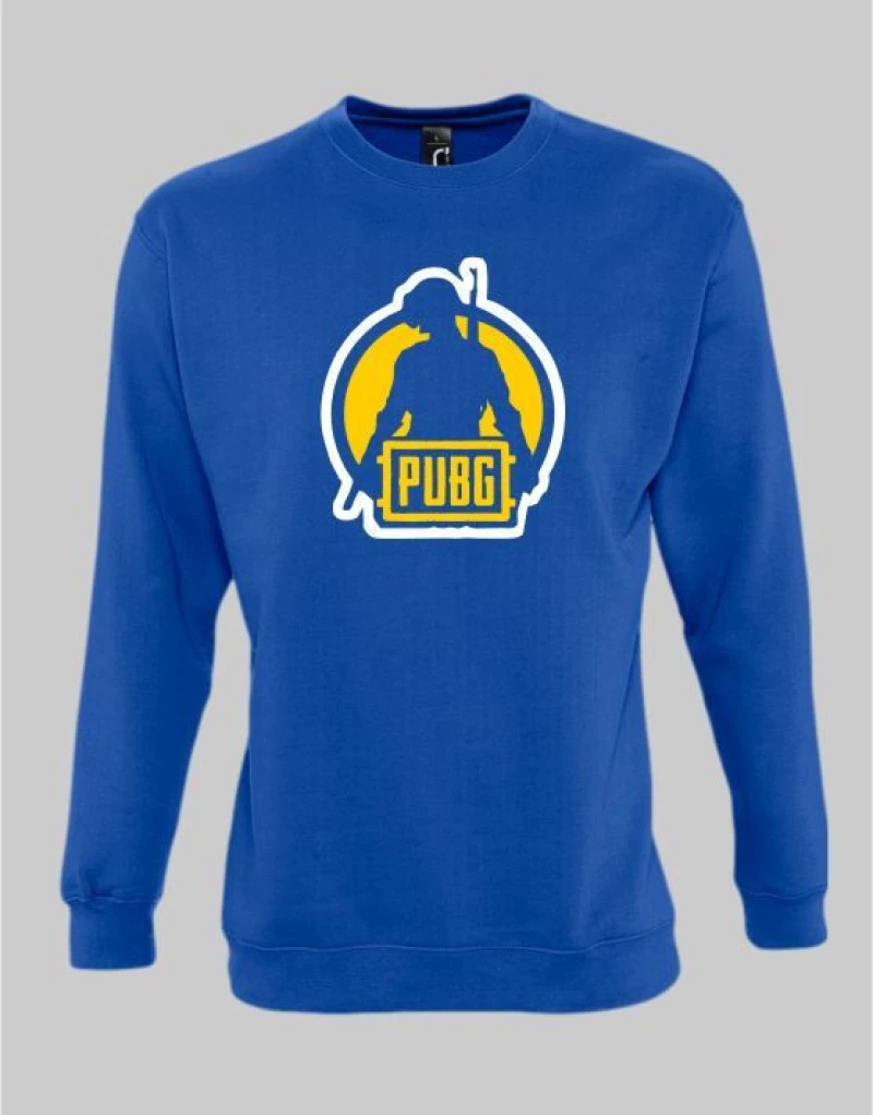 PUBG game sweatshirt - ROYAL BLUE