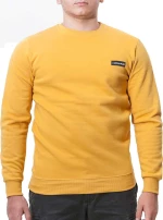 21-130 COTTON4ALL FOUTER ΚΙΤΡΙΝΟ ΑΝΔΡΙΚΟ ΦΟΥΤΕΡ Cotton4all