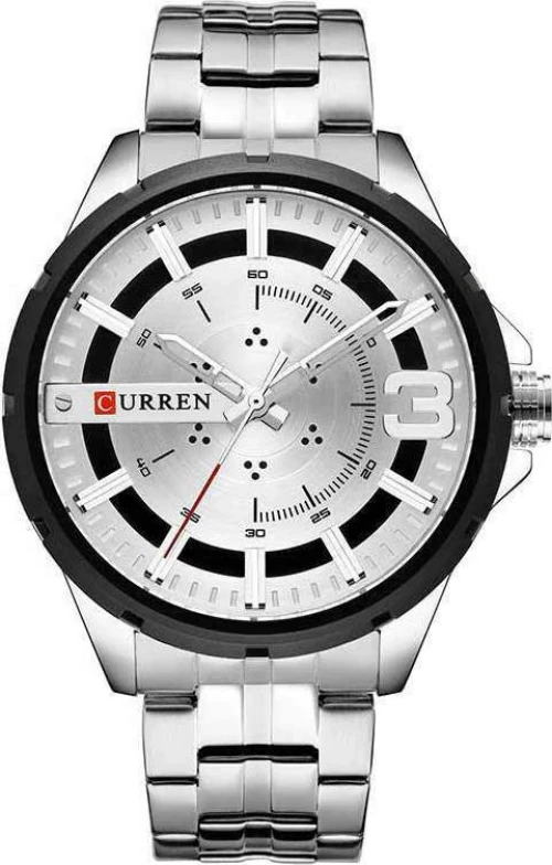 Ανδρικό Ρολόι Curren 8333 Silver