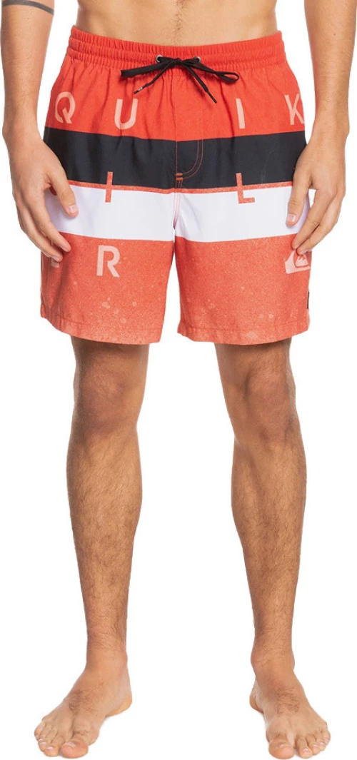 Quiksilver Word Block Volley 17 Ανδρικό Μαγιό Eqyjv03694-Nze6 Pureed Pumpkin Isere Point