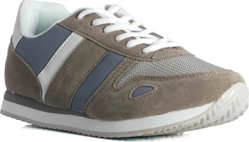 Γυναικεία sneakers γκρι μπεζ Creeks 4052800