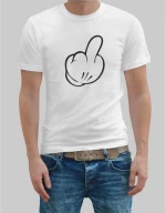 Mickey Mouse Finger t-shirt - RED