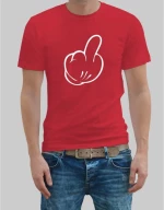 Mickey Mouse Finger t-shirt - RED