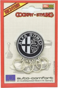 Μπρελοκ Στρογγυλο Απλο Alfa Romeo