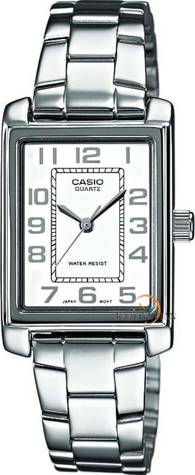 Casio Ltp-1234Pd-7Bef Lady'S Stainless Steel Watch