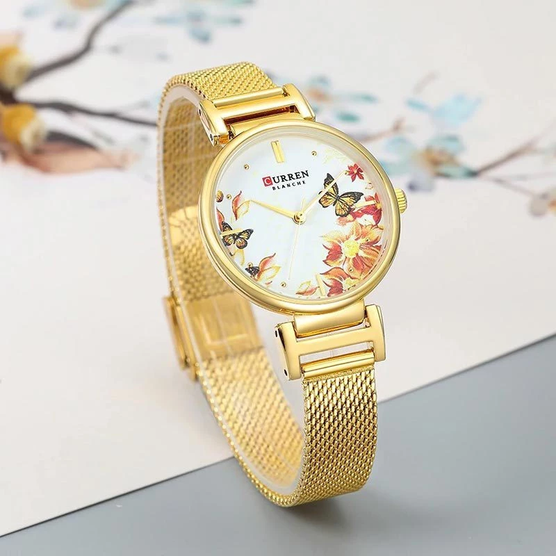 Γυναικείο Ρολόι Curren 9053 Gold