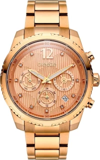 Ρολοι Breeze 210961.4 Breeze Fantachic Crystals Dual Time Rose Gold Stainless Steel Bracelet