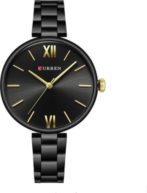 CURREN γυναικείο ρόλοι μαύρο μπρασελέ c-9017-black