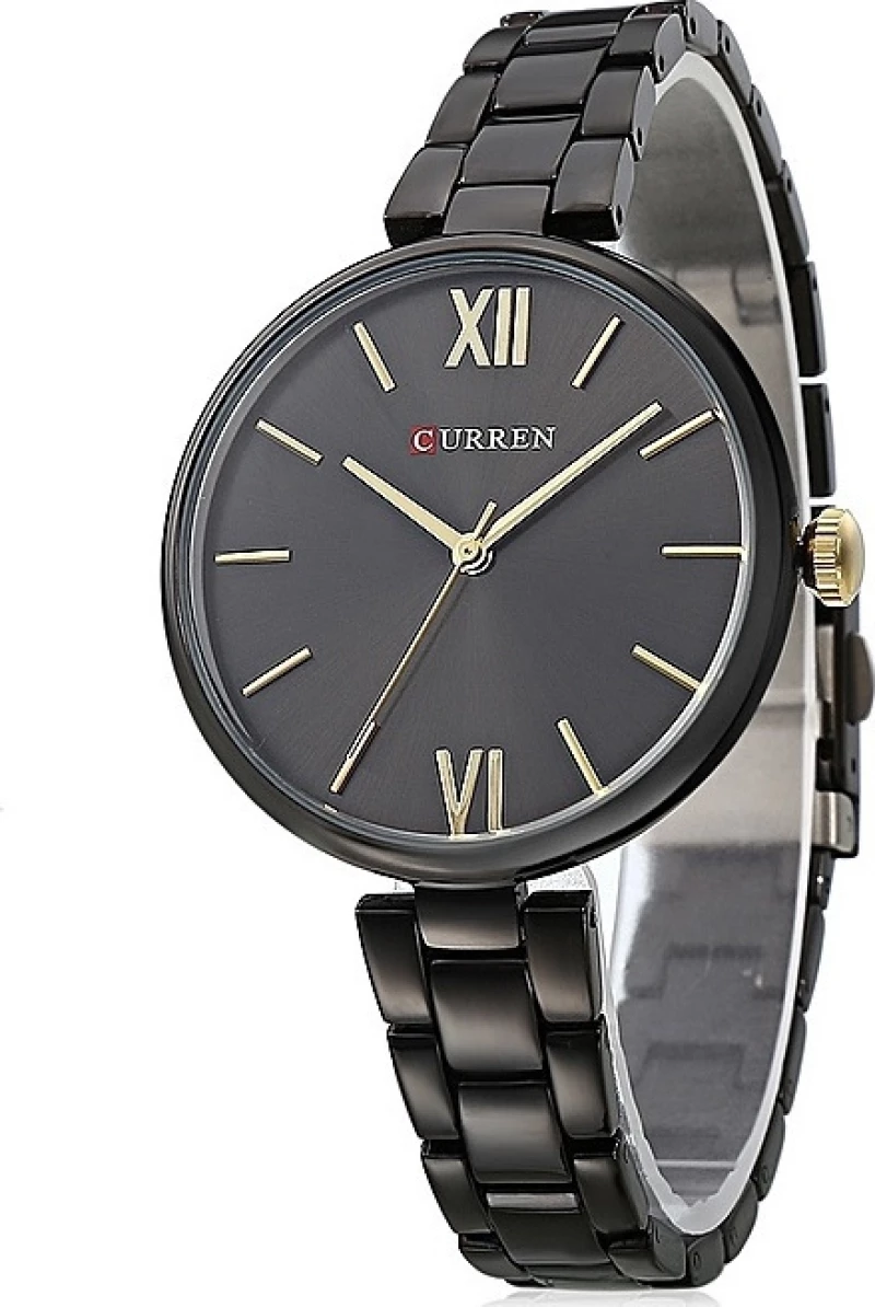 CURREN γυναικείο ρόλοι μαύρο μπρασελέ c-9017-black