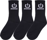 Emerson Unisex 3-Pair Κάλτσες 202.EU08.03-001 Black